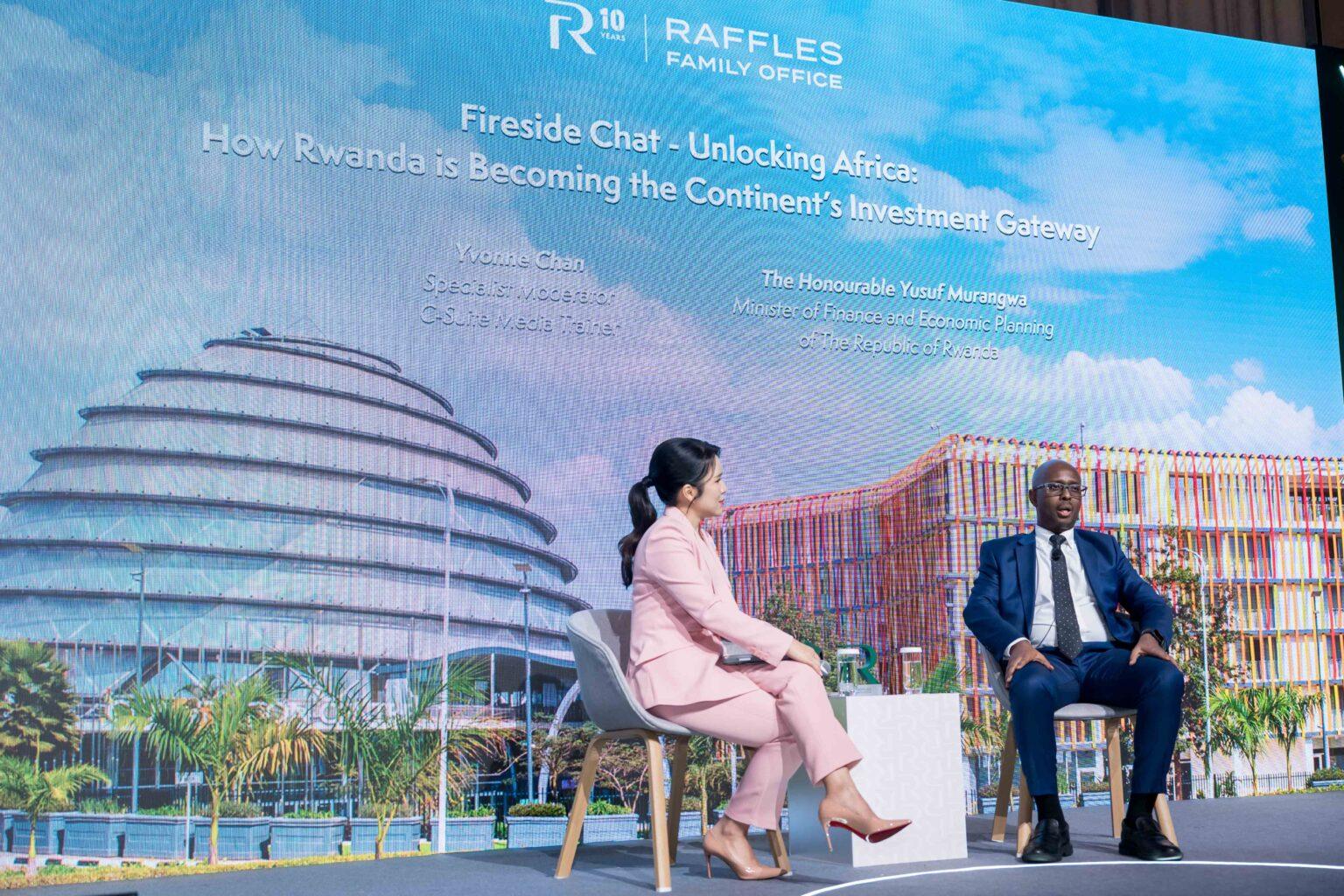 Fireside Chat – Unlocking Africa: How Rwanda is Becoming the Continent’s Investment Gateway during Raffles Family Office Annual Forum 2025 at Four Seasons Hong Kong, Central, Hong Kong, on 8  October 2025, Hong Kong SAR, China.  Photo by : Felix Ho / Ike Images
