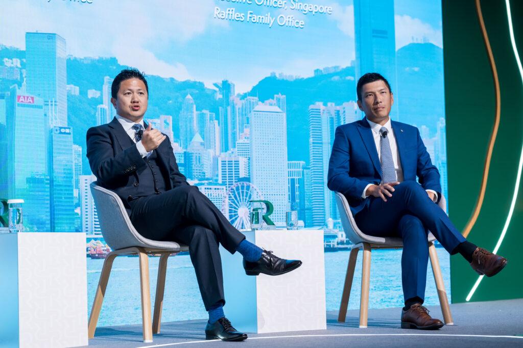 RFO Fireside Chat - The Decade Before and the Century Beyond during Raffles Family Office Annual Forum 2025 at Four Seasons Hong Kong, Central, Hong Kong, on 8 October 2025, Hong Kong SAR, China. Photo by : Felix Ho / Ike Images