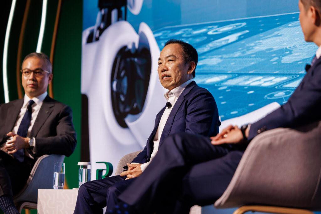 Panel - The AI Megacycle: How Today’s Breakthroughs Will Redefine Tomorrow’s Economies during Raffles Family Office Annual Forum 2025 at Four Seasons Hong Kong, Central, Hong Kong, on 8 October 2025, Hong Kong SAR, China. Photo by : Sunny Hung / Ike Images