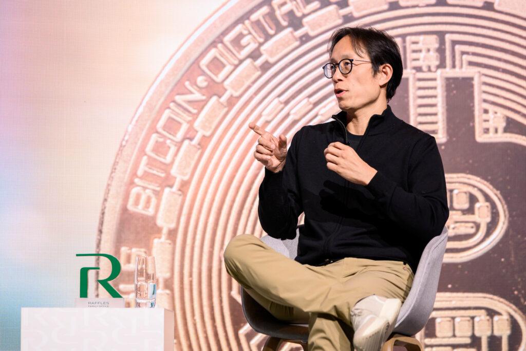 Panel - Crypto 2125: A Century into the Digital Frontier during Raffles Family Office Annual Forum 2025 at Four Seasons Hong Kong, Central, Hong Kong, on 8 October 2025, Hong Kong SAR, China. Photo by : Alex leung / Ike Images